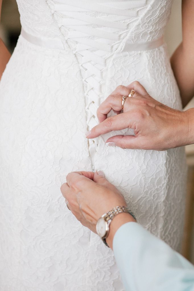 Wedding dress alteration