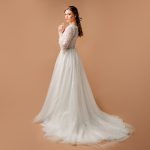 A Line Lace Wedding Dress