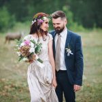 outdoor wedding dress