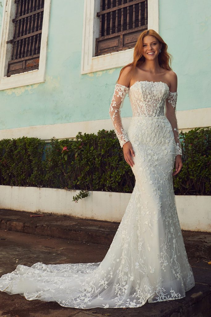 sheath wedding dresses