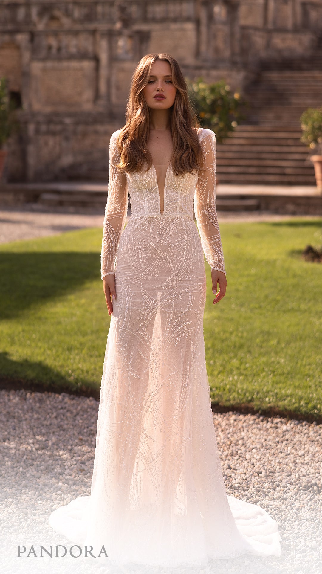 Boho style wedding dresses from Aphrodite Bridal, showcasing flowing silhouettes and intricate lace details.