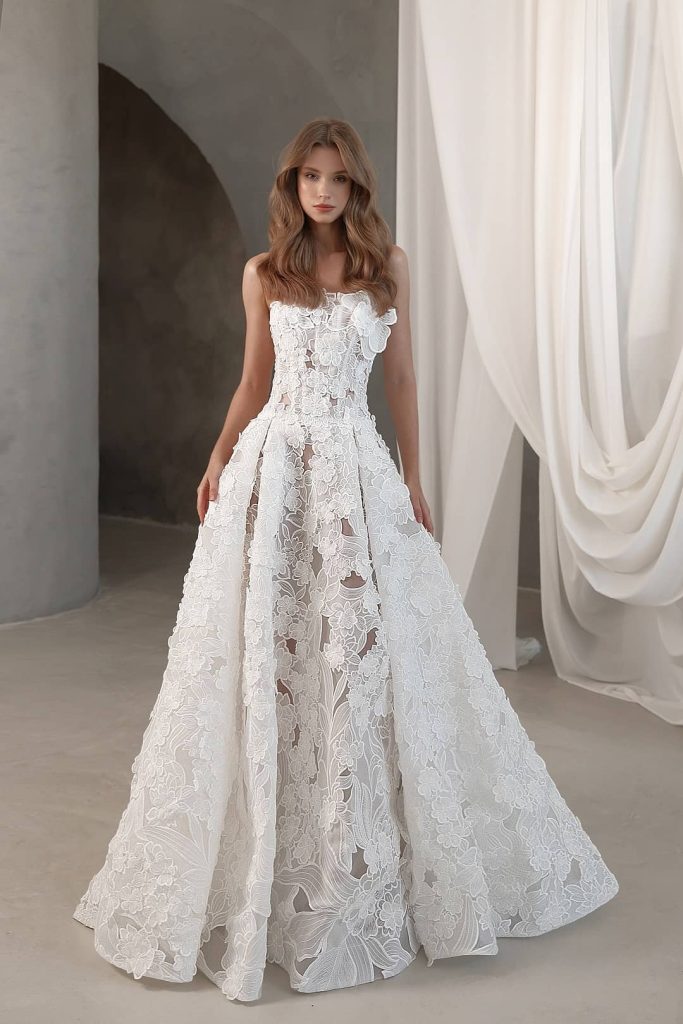 adam zohar's x gown - Aphrodite Bridal