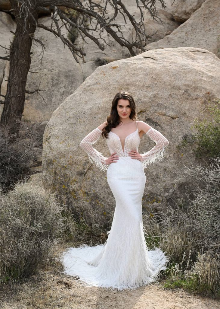 Sierra wedding gown by Dando London- Aphrodite Bridal Store